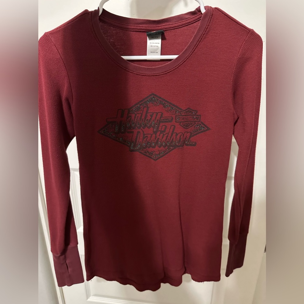 Women’s Harley Davidson Long Sleeve Shirt Size xs